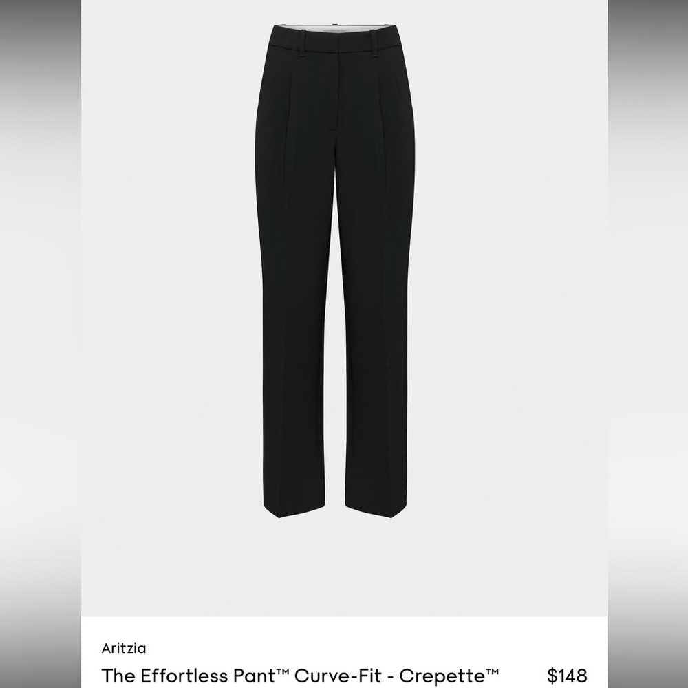 Aritzia the effortless pant curve fit crepette